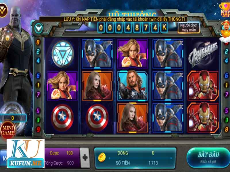 Game Nổ Hũ Siêu Anh Hùng – Avengers KUFUN
